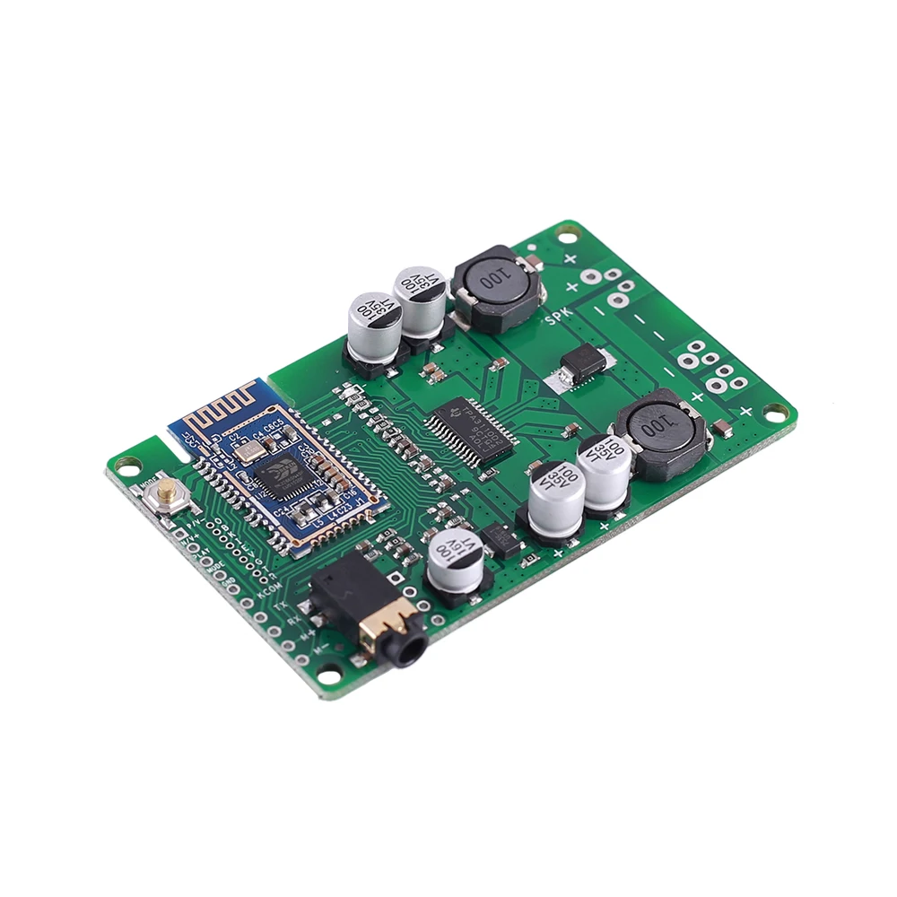 Моно Bluetooth модуль усилителя DC 12 В BLE5.0 TWS 20 Вт/30 Вт Bluetooth/микрофон/AUX аудиовход с
