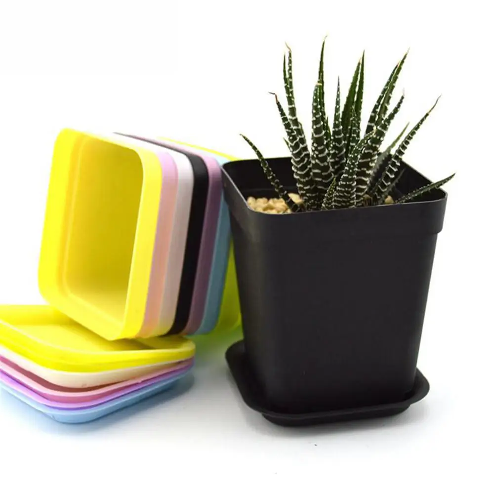 

Imitation Ceramic Plastic Thickening Simple Creative Resin Succulent Flower Pot Mulfifunctional Mini Flowerpot Garden Supplies