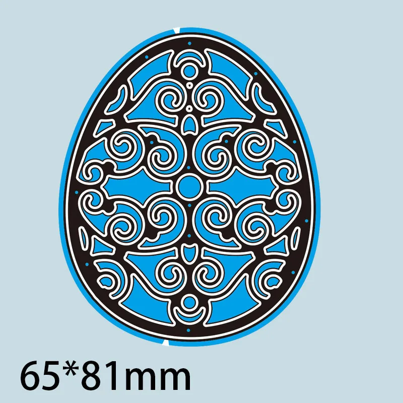 

Metal Cutting Dies Easter Hollow Egg Embossing Mold DIY Scrapbooking Paper Craft Etching Celebration Card Gift