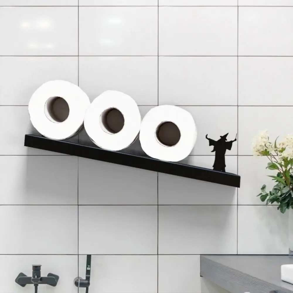 

Multiple Toilet Paper Holder Wall Mounted Tissue Handmade 2 Types Figured Wc Roll Towel Stand Storage Shelf Bathroom Wc Roll