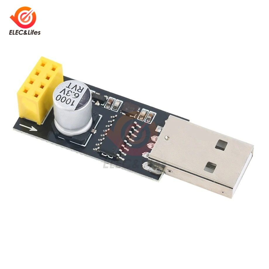 Адаптер ESP01 для программатора Женский адаптер с USB на ESP8266 CH340G последовательный