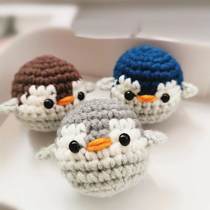 Шерстяной вязаный крючком кулон ручной работы DIY Материал Пакет вязаные животные