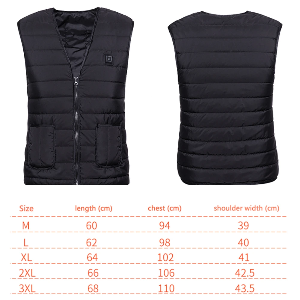 Открытый USB Инфракрасный нагревательный жилет куртка теплый зимний гибкий