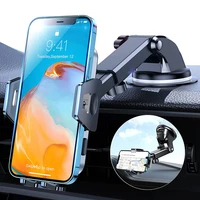 Car Phone Holder Sucker Car Phone Mount Stand GPS Telefon Mobile Cell Support For iPhone Pro Max Plus Huawei Xiaomi