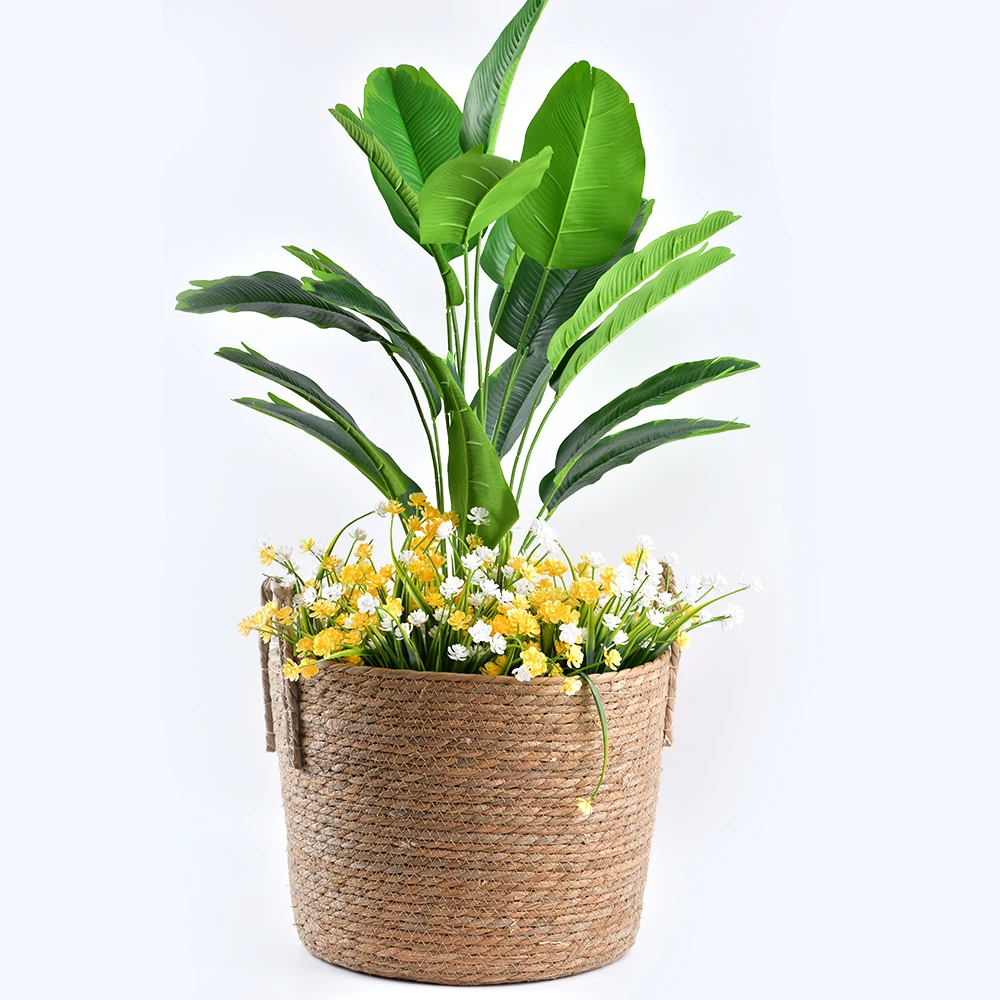 Корзина для хранения одежды романтичная плетеная домашняя корзина ручной работы