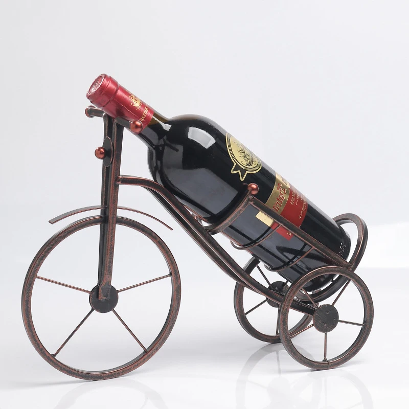 

Аксессуары для украшения дома в европейском стиле ретро железа трехколесный велосипед винный стойка украшение простой Крафтовая Подарочн...