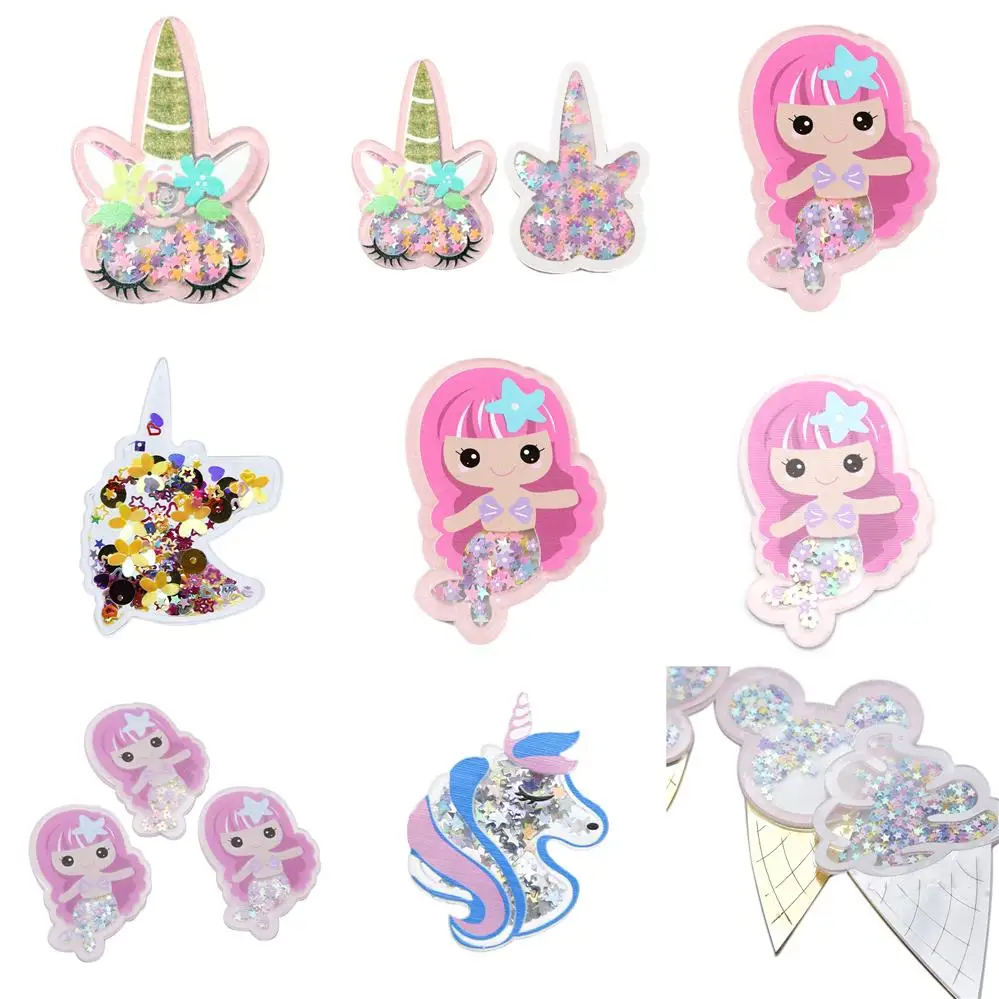 Русалки с принтом зыбучих песков блестками яркого цвета мигает шейкеры