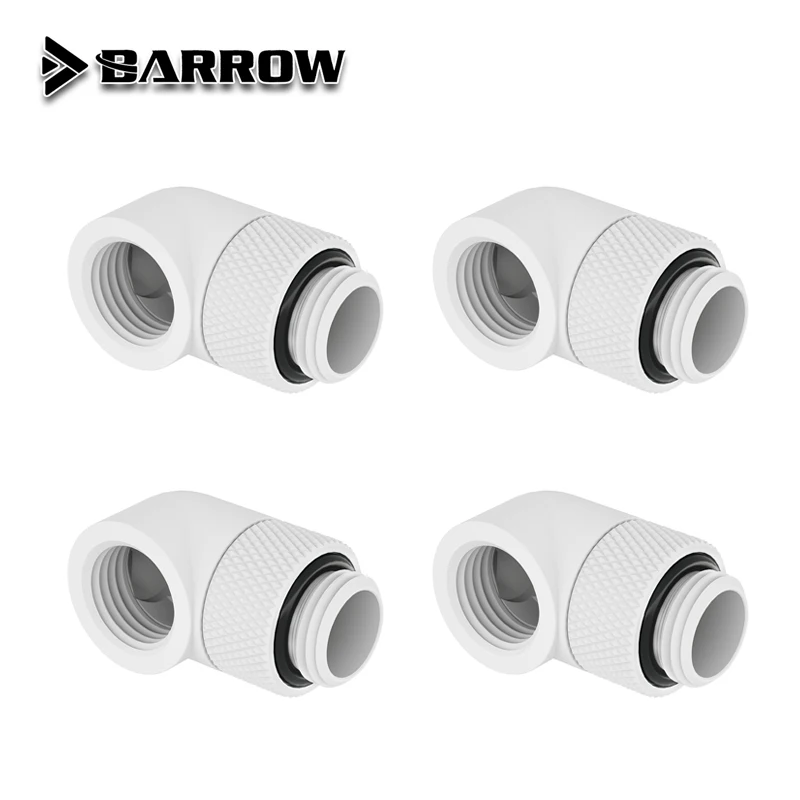 g14 90 degree rotary hard tube fitting adapter rotating 90 degrees water cooling adaptors 4pcslot or 6pcslot free global shipping