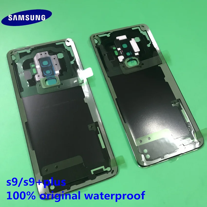 samsung Galaxy S9 Plus S9+ задняя крышка задняя дверь корпус крышка стекло задняя крышка батареи Замена для samsung S9