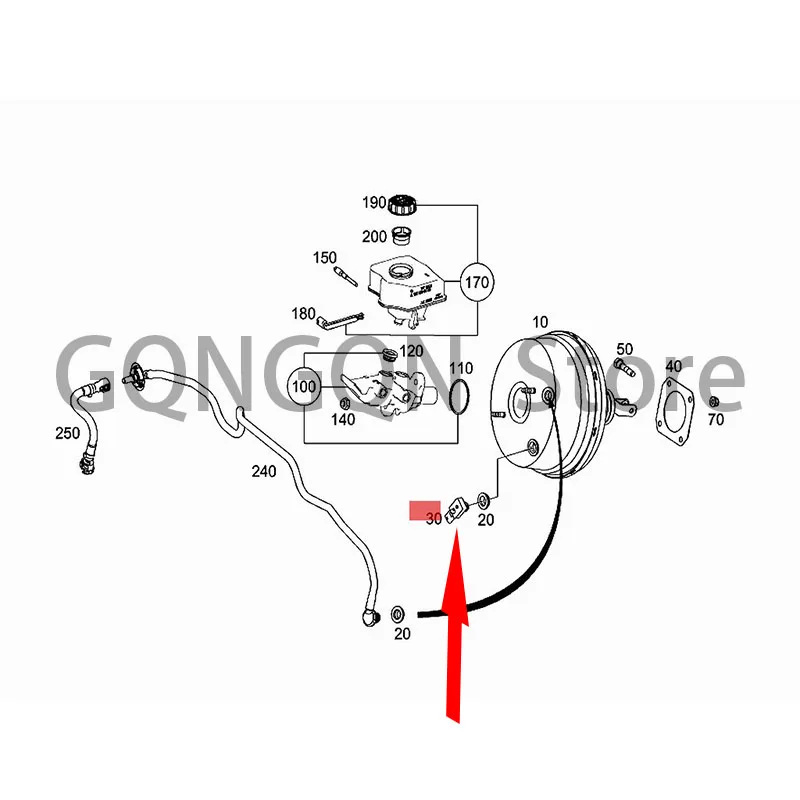 

CAR pressure sensor w167 GLE300 GLE350mer ced enzGLE450 GLE580 engine oil pressure sensor intake pressure sensor