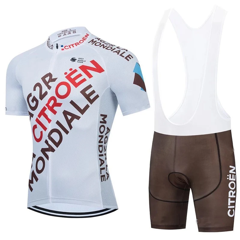 2021 Новый AG2R езда на велосипеде комплект из Джерси одежда для велоспорта Pro Team