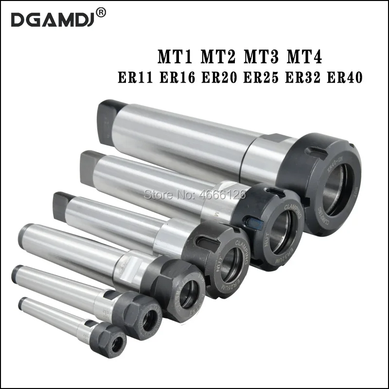 

MT1 MT2 MT3 MT4 ER11 ER16 ER20 ER25 ER32 ER40colletchuck Holder,CNC tool holder clamp.Lathe/drill/milling/grinder/boring Morse