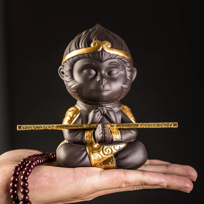 

The Monkey King: Quest for the Sutra tea favor Ornaments Yixing Clay Tea Carve