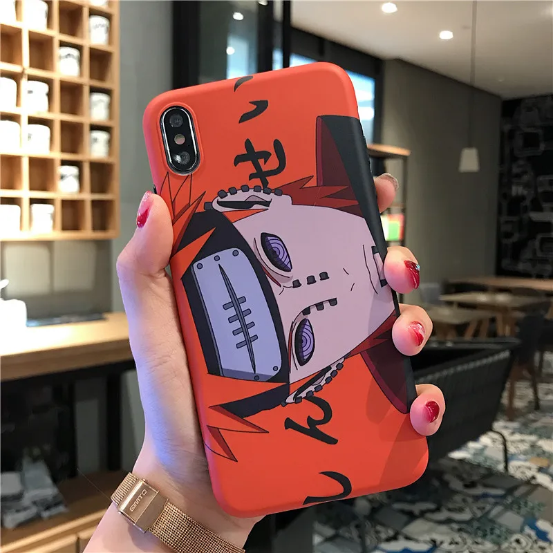 Японский аниме Наруто Чехол для iPhone 8 7 6 6s Plus X XS Чехлы max xr Силиконовый ТПУ чехол 11