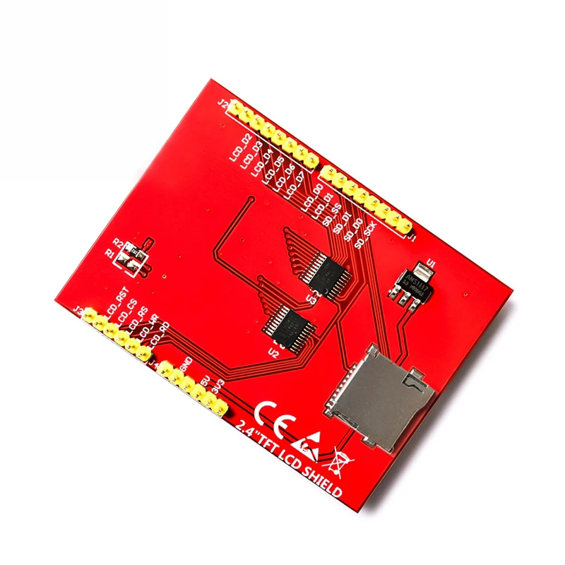 ЖК-модуль TFT 2 4 дюймовый ЖК-экран для платы Arduino UNO R3 и поддержка mega 2560 с сенсорной