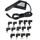 Универсальный адаптер питания для автомобиля, 90 Вт, 14 наконечников, 16 В, 18,5 в, 19 в, 19,5 в, 20 в для HP, Dell, Lenovo, Thinkpad, Asus, Acer, Sony, Vaio, Samsung