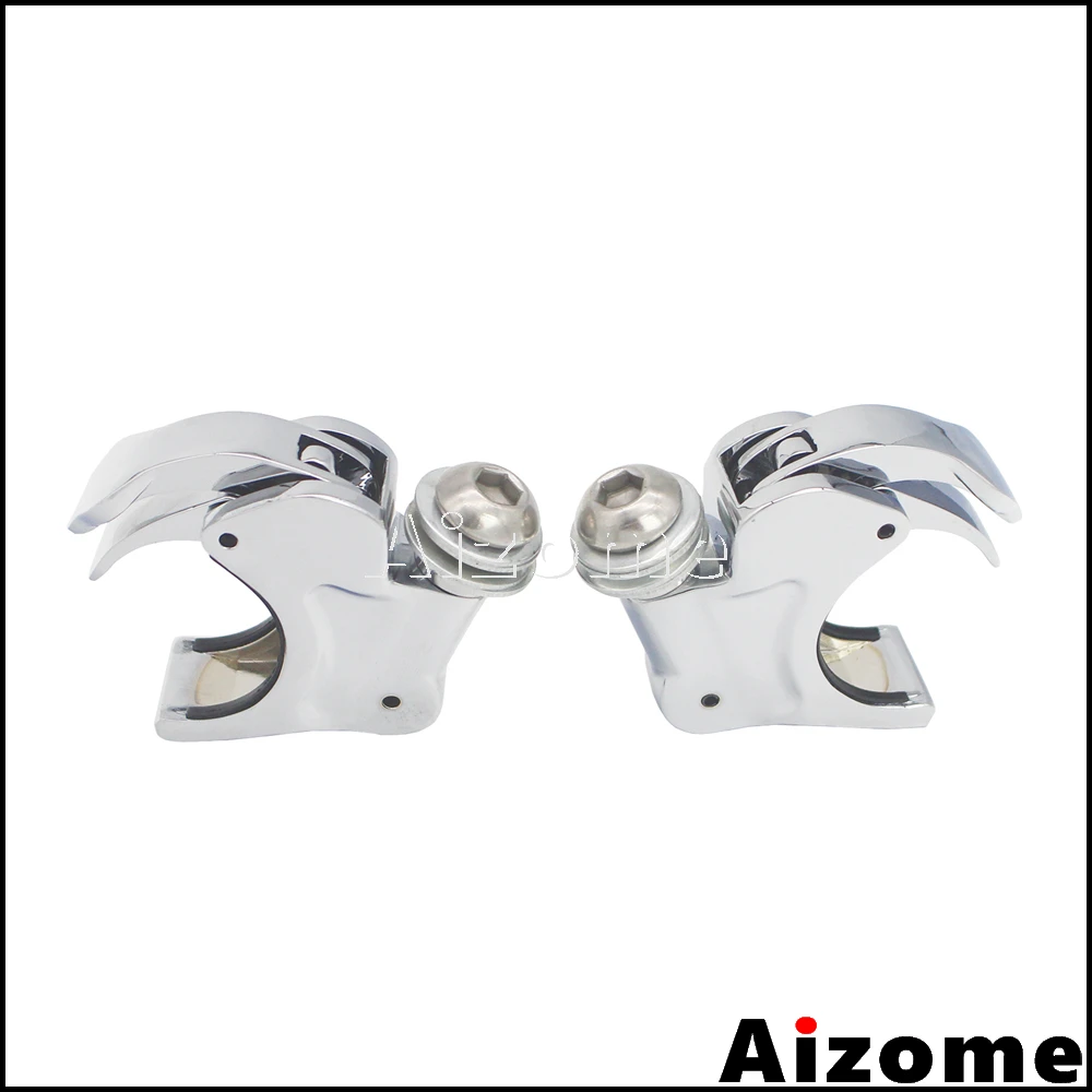 

For Harley Dyna Wide Glide 1993-2005 Quick Release Windshield Clamps For Softail Custom Standard Blackline Night Train 1988-2013