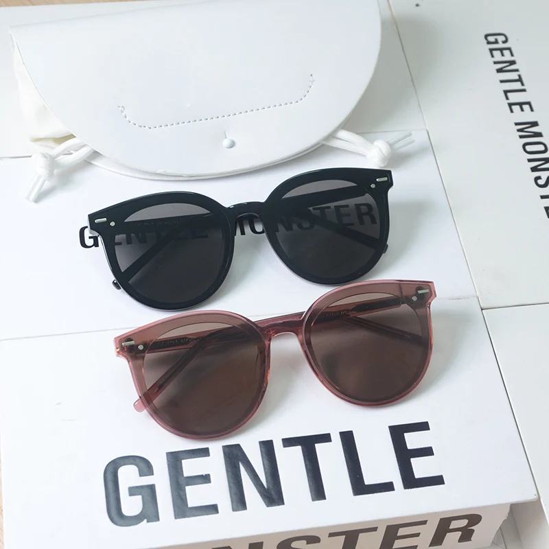 

Женские круглые ацетатные солнцезащитные очки East moon 2021, корейские нежные солнцезащитные очки, модные женские винтажные солнцезащитные очк...