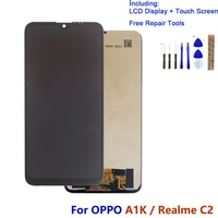 for oppo rmx1941 a1k lcd display digiziter assembly touch screen for oppo realme c2 original lcd with frame