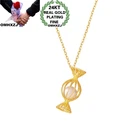 OMHXZJ ювелирные изделия оптом CA522 Европейская мода Изящные женские вечерние свадебные подарки на день рождения милые конфеты 24KT Золотая подвеска