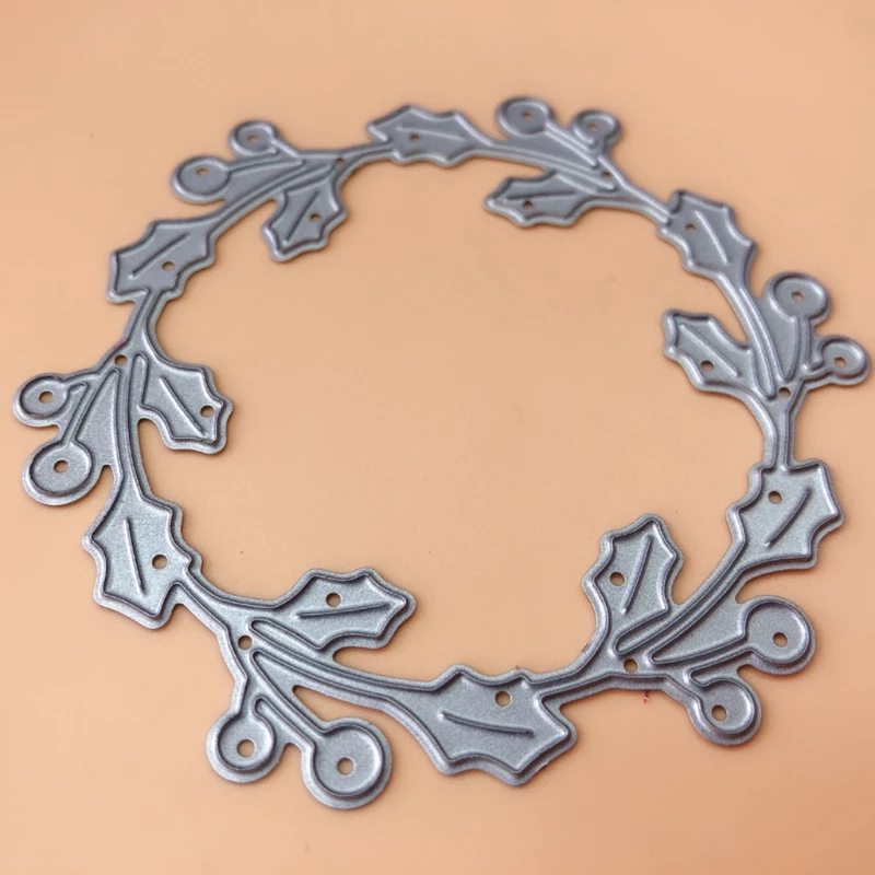 

Leaf Ring Metal Cutting Dies Stencil Scrapbooking DIY Album Stamp Paper Card Embossing Decoration Craft