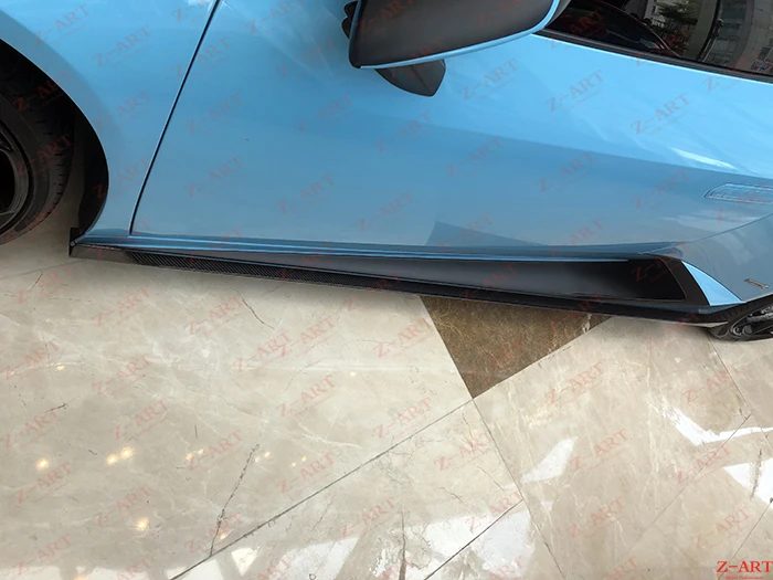 Женские боковые юбки из углеродного волокна для бокового спойлера Huracan Lamboghini LP610