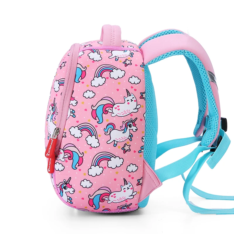 Детский Школьный рюкзак 3D мультяшный Радужный Единорог детский для маленьких