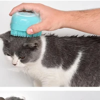 bathroom puppy big dog cat bath massage glove brush soft and safe silicone pet dog supplies cat tools mascotas products