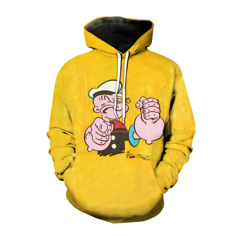 

Новинка 2021, модная толстовка с 3D мультяшным принтом на осень и зиму, в стиле Харадзюку, Повседневная Свободная Толстовка в стиле хип-хоп для ...