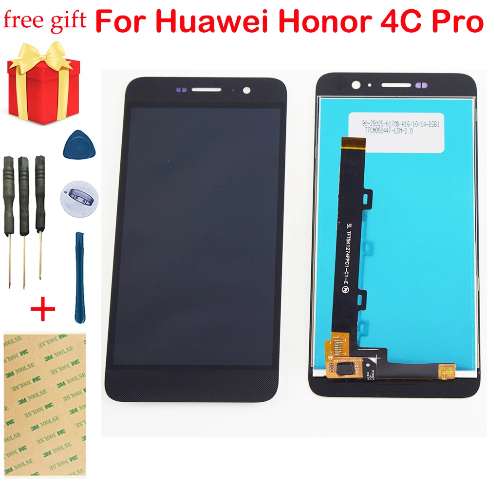 Для huawei Honor 4C Pro ЖК сенсорный экран дигитайзер сенсор Стекло в сборе для Y6 дисплея