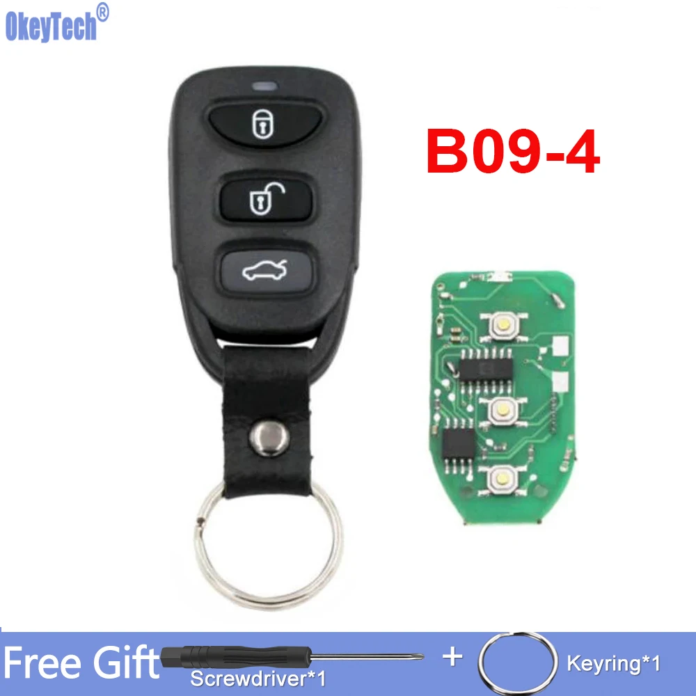 

OkeyTech KEYDIY KD B Series B09-4 3+1 Button Universal Remote Control Key For KD900/ URG200/KD-X2/KD MINI Key Programmer 1/5PCS