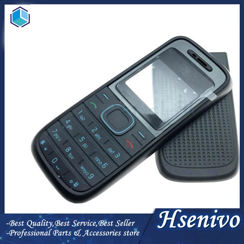 Корпус Hsenivo для Nokia 1208 полноразмерная передняя крышка аккумулятора задняя