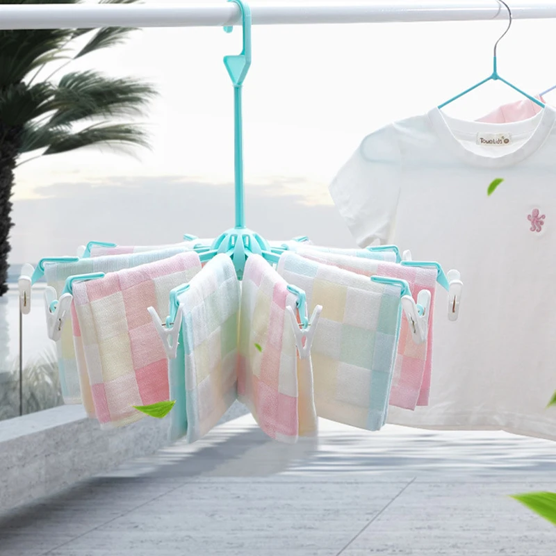 10 зажимов Складная сушилка для одежды полотенце нижнее белье носки зажим