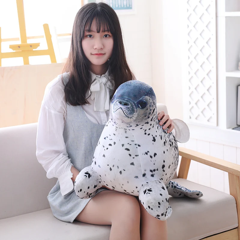 Милые Huggable плюшевые игрушечные печати плюшевая подушка-тюлень пухленькая