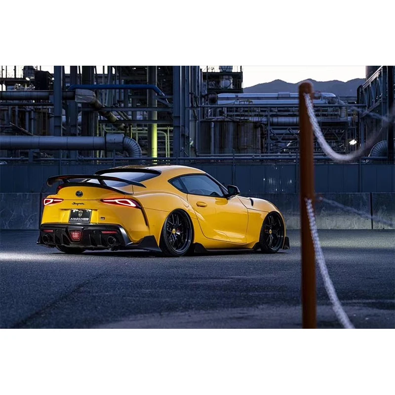 

Задний спойлер багажника для Toyota Supra 2019 2020 2021, глянцевый карбоновый спойлер из углеродного волокна для Supra