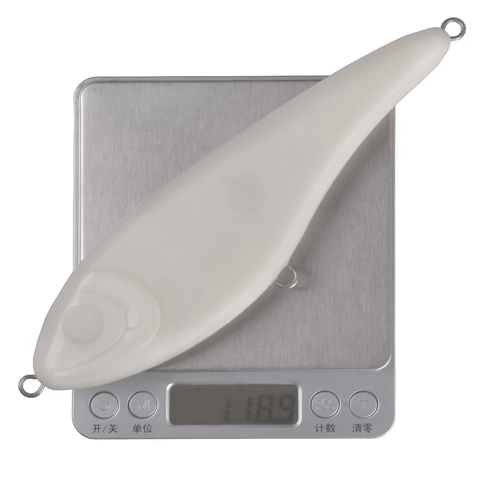 LK 170mm 120g CFLURE 170 мм 150 мм 120 мм 90 мм DIY Неокрашенная медленная Тонущая Рыбацкая приманка для ловли рыбы - Цвет: LK 170mm 120g
