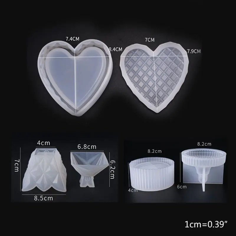 

Resin Trinket Box Molds Small Size Silicone Jewelry Box Molds, Epoxy Resin Molds MXME