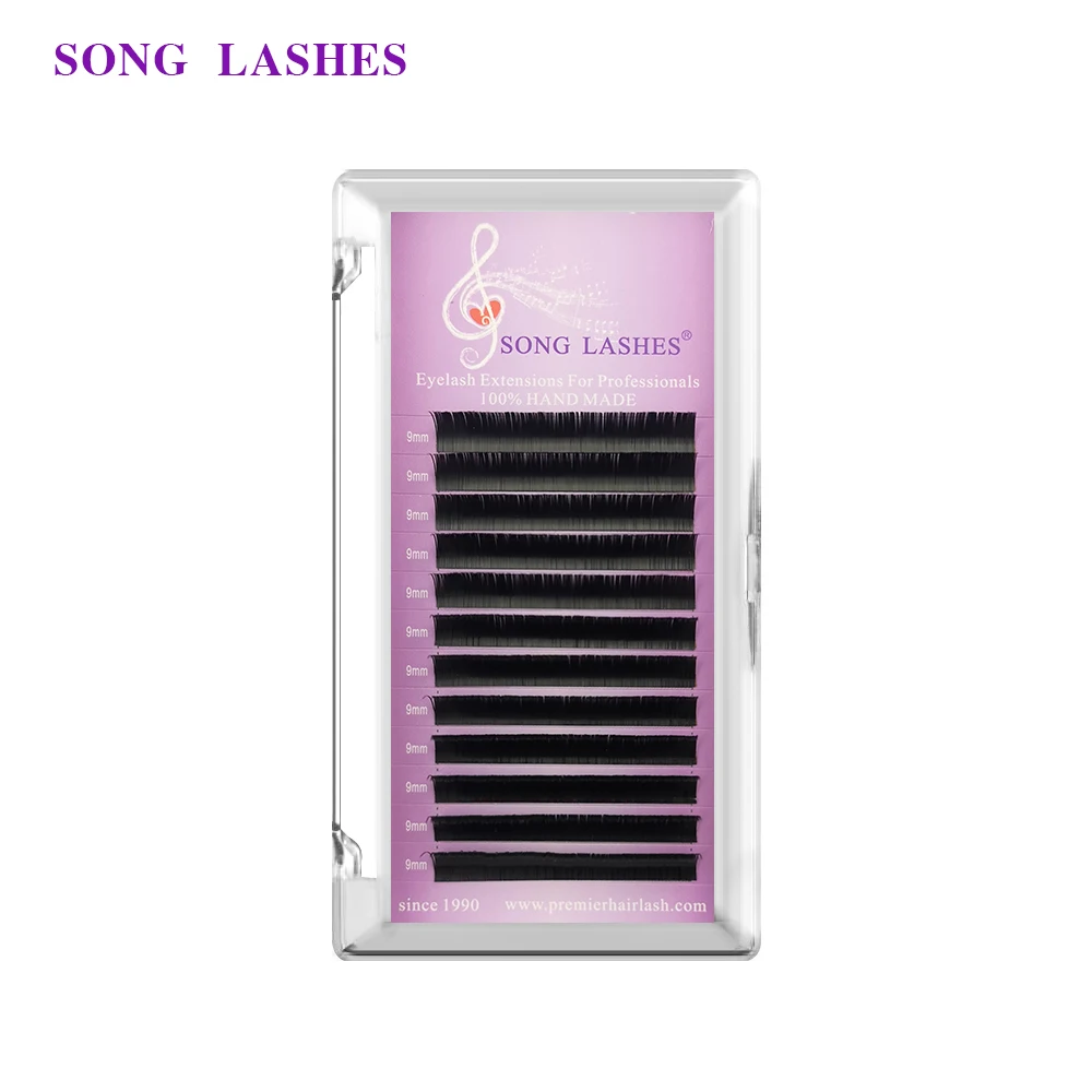 LASHES SONG Ellipse плоские накладные ресницы для наращивания экономия времени