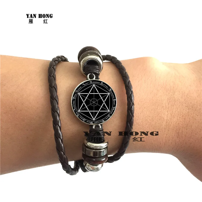 Кожаный браслет 2020 пятиконечная звезда богиня земля Коул время драгоценного