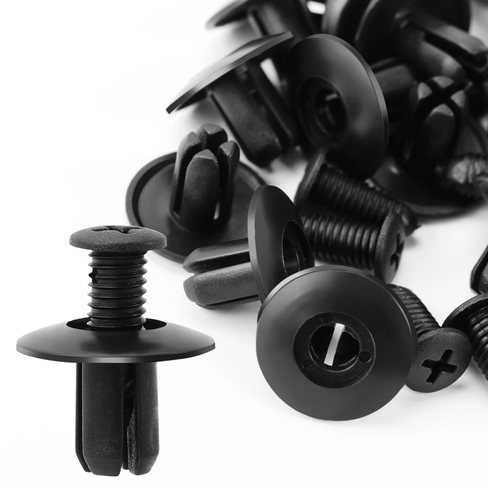 Автомобильные зажимы заклепки 100 шт. 6 размеров для jeep renegade wrangler compass fiat 500 dodge ram