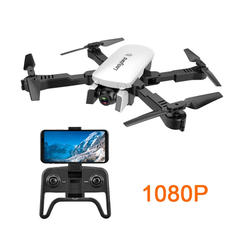 white 1080P ba1 R8 1808 Дрон с двойной камерой 1080P 4K PX1600W HD WiFi FPV оптический поток Автоматическая красота RC Квадрокоптер вертолет XS816 SG106 - Цвет: white 1080P ba1