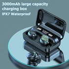 HiFi стерео беспроводные наушники 3000 мАч Bluetooth совместимые наушники с шумоподавлением наушники с микрофоном наушники с зарядной коробкой