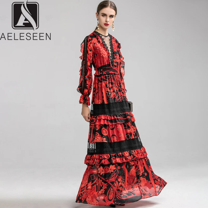 AELESEEN 2020 новый дизайн высокое качество платья для вечеринок женские элегантные с