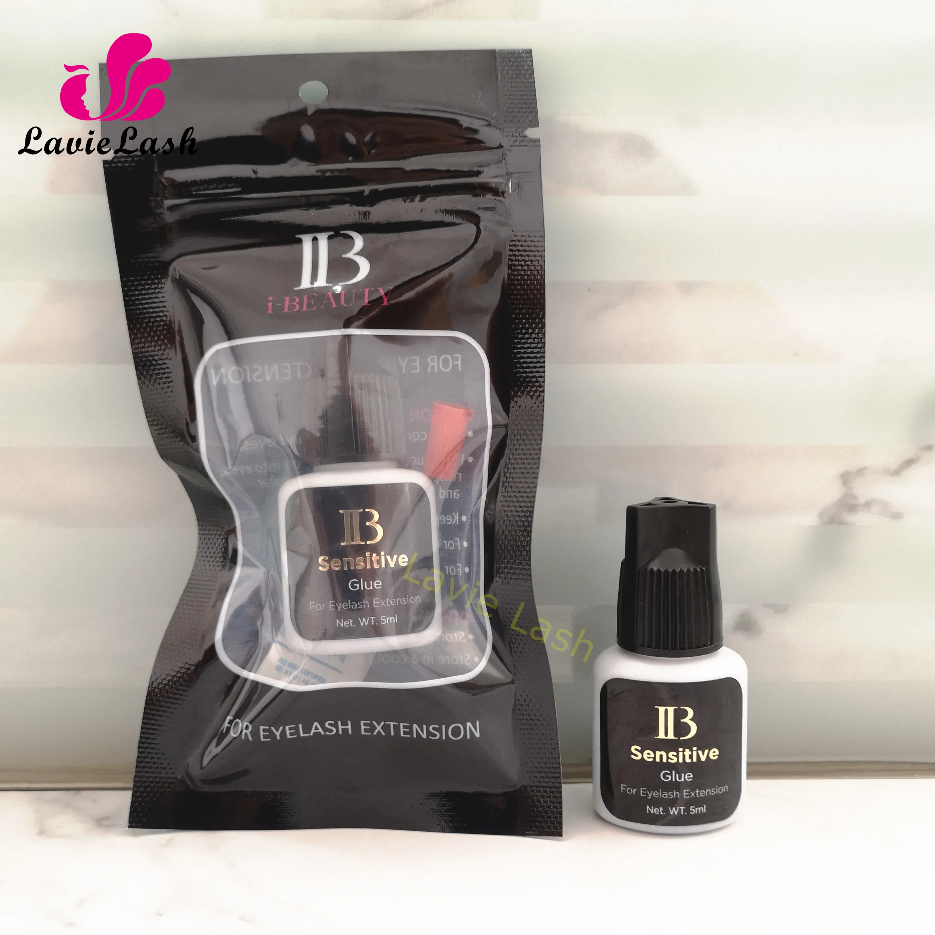 2 бутылки оригинальный корейский клей IB чувствительный для наращивания ресниц