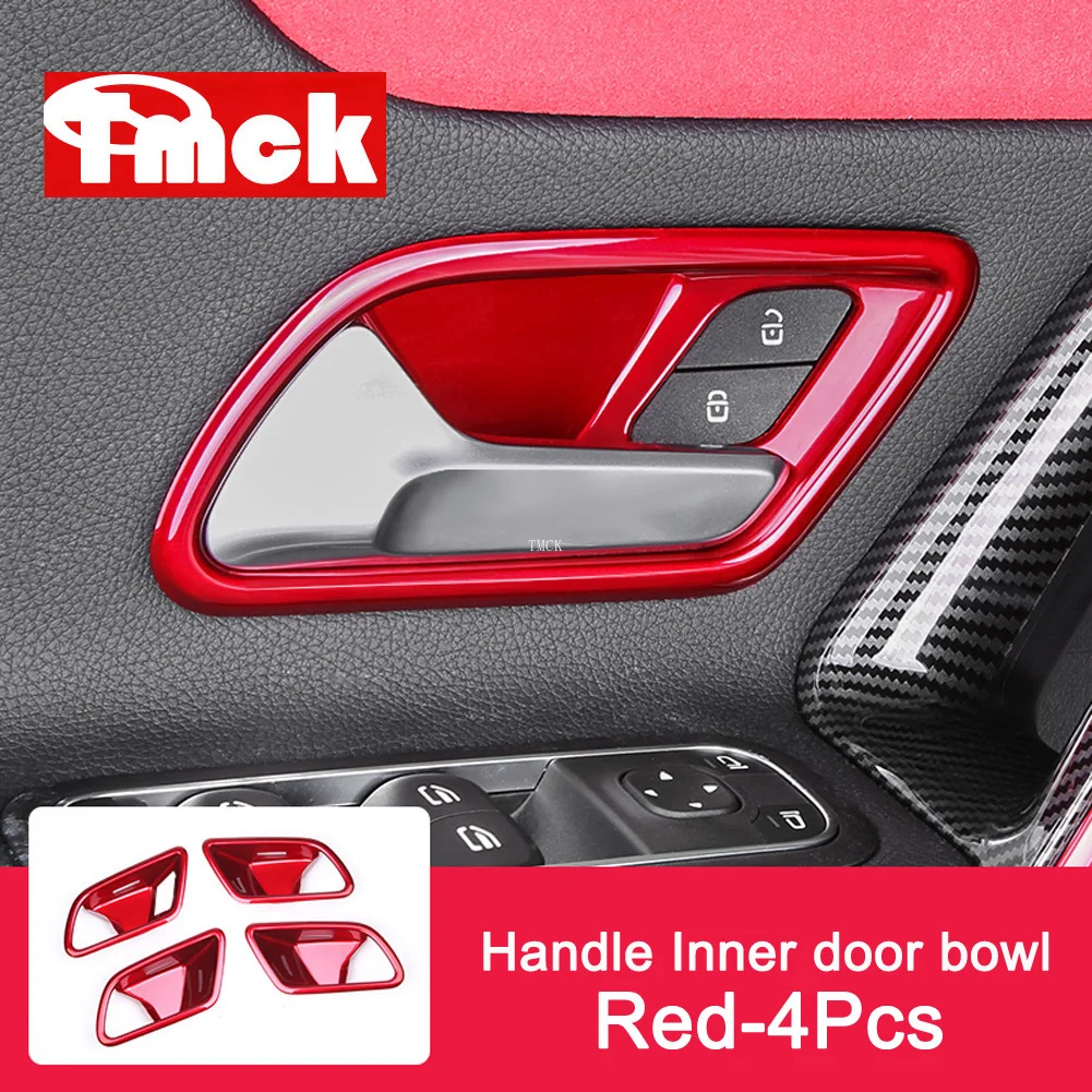Красный! Автомобильная дверь внутренний подлокотник + ручка крышка чаши отделка