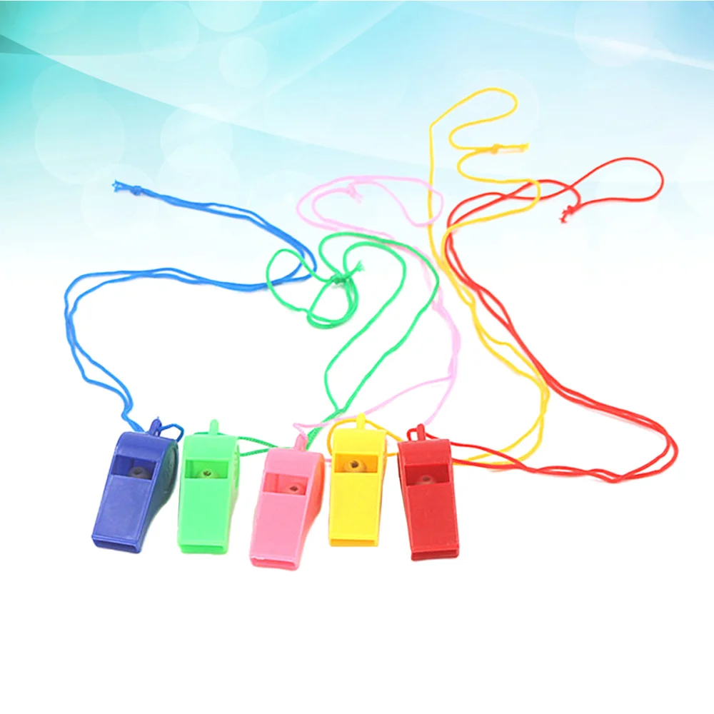 

50Pcs Whistle Referee Coaches Training Sport Whistle Kids Children Gift Party Favor Mixed Color
