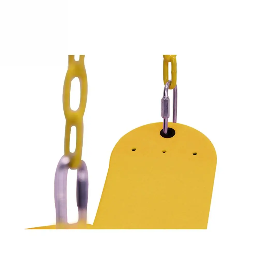 

Heavy Duty Swing Chair Hanging Seat Toys Set Gyms Outdoor Garden Yellow