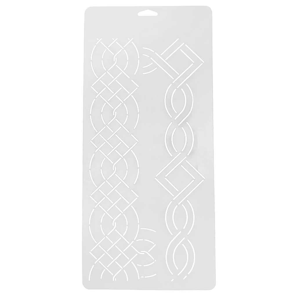 Полупрозрачный акриловый шаблон одеяла лоскутные трафареты для вышивки