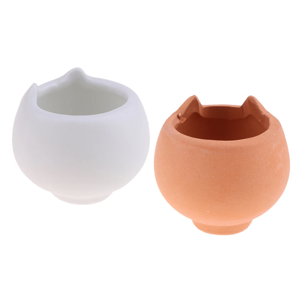 1/12 Миниатюрные керамические цветочные горшки для кукольного домика ваза