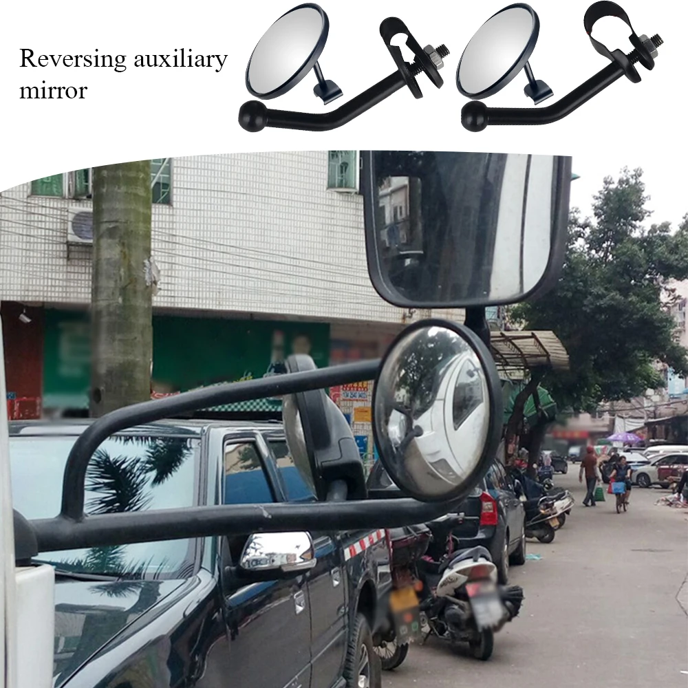 

145mm Convex Rear View Mirror Truck Bus Station Wagon Safety Blind Spot Wide Angle Parking Rearview Mirrors Car Accessories